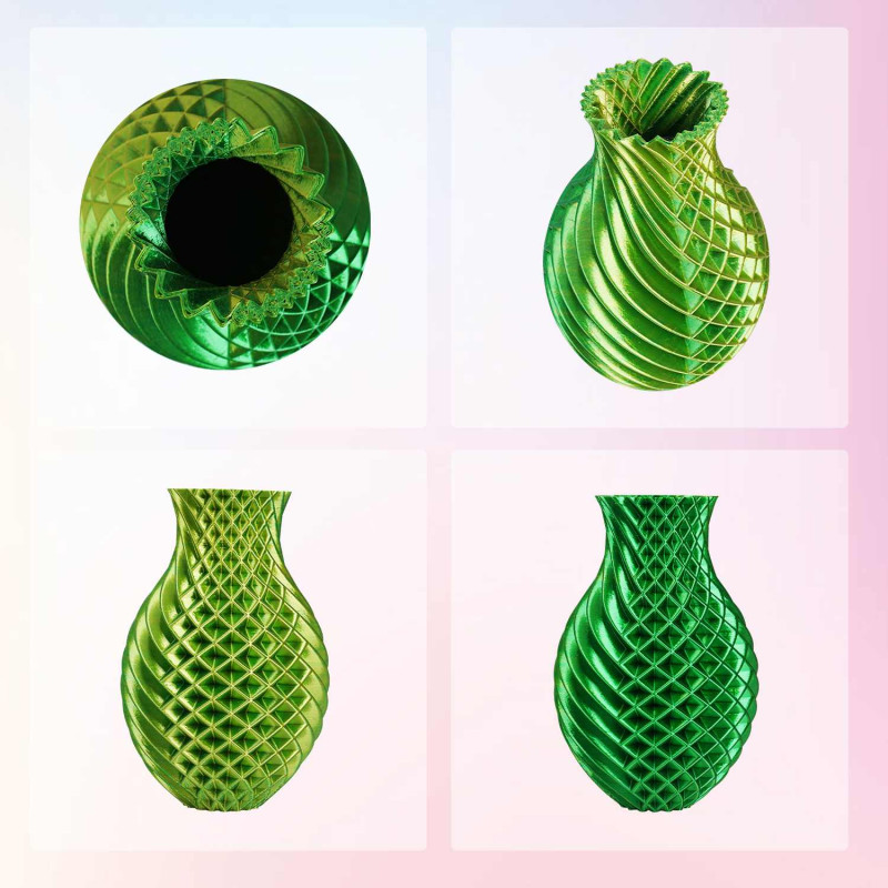 Eryone Dual-Color Silk PLA Yellow & Green / Geel & Groen Filament
