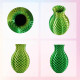 Eryone Dual-Color Silk PLA Yellow & Green / Geel & Groen Filament
