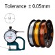 Eryone Silk PLA Combination Pack Gold Silver Copper 3x 0.5kg Filament Eryone Silk PLA Combination Pack Gold Silver Copper 3x 0.5kg Filament