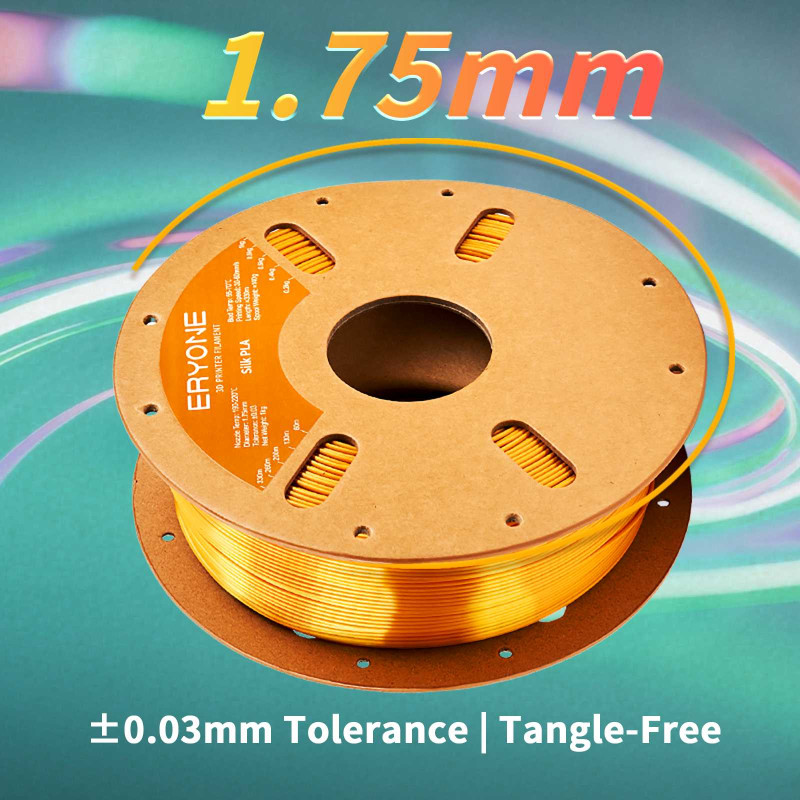 Eryone Silk PLA Gold / Goud Filament Eryone Silk PLA Gold / Goud Filament
