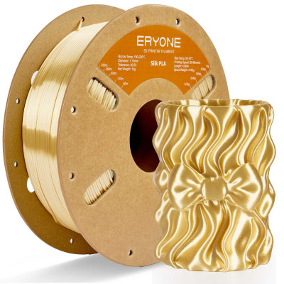 Eryone Silk PLA Light Cream Yellow Filament