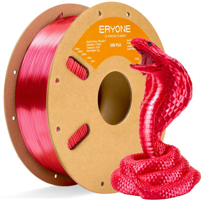 Eryone Silk PLA Metallic Fuchsia Filament