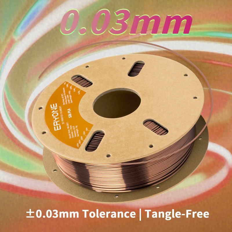 Eryone Silk PLA Mocha Brown / Mokka Bruin Filament Eryone Silk PLA Mocha Brown / Mokka Bruin Filament