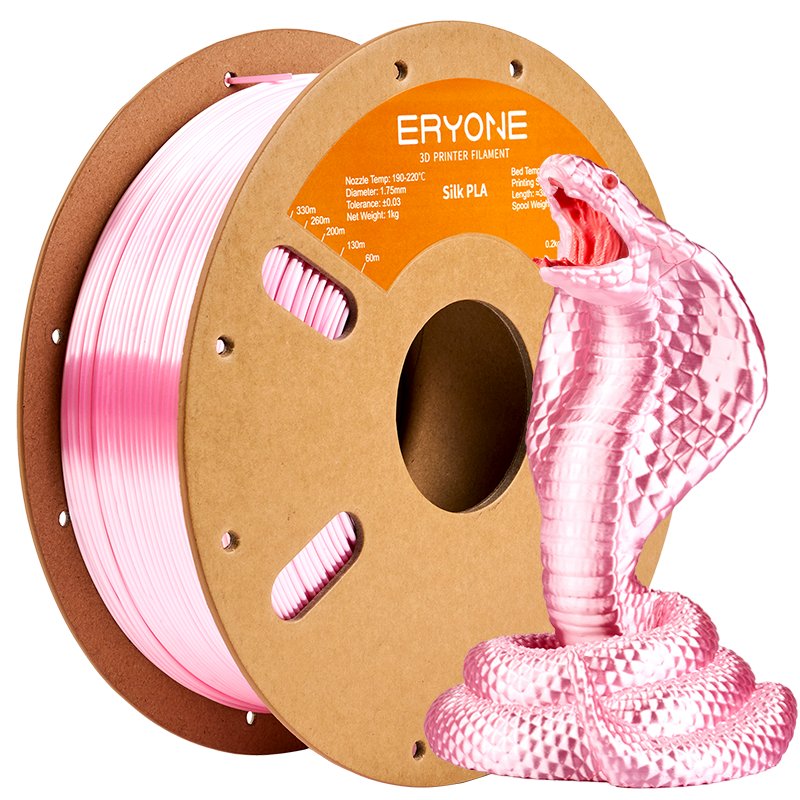 Eryone Silk PLA Pink / Roze Filament