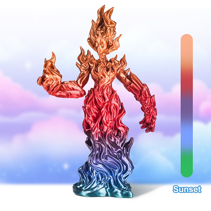 Eryone Rainbow PLA Sunset / Zonsondergang Filament Eryone Rainbow PLA Sunset / Zonsondergang Filament