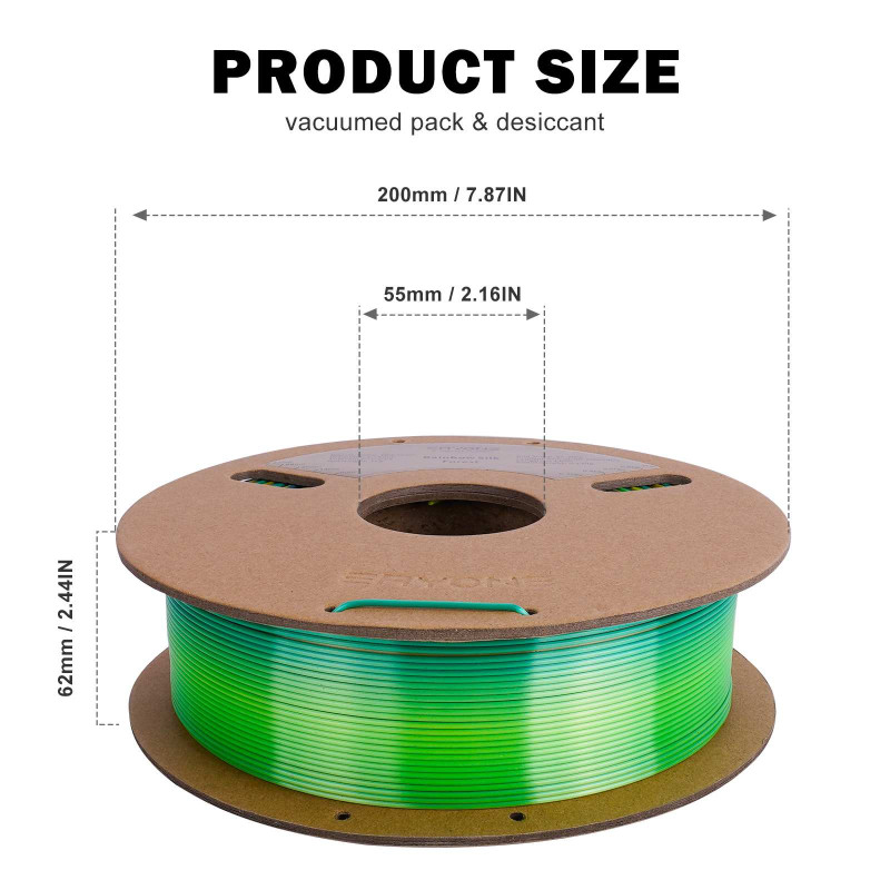 Eryone Rainbow PLA Forest / Woud Filament