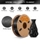 Eryone Standard PLA Bright Black / helder Zwart Filament