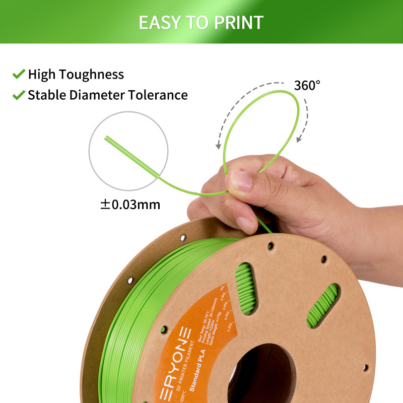 Eryone Standard PLA Green Apple / Groen Appel Eryone Standard PLA Green Apple / Groen Appel