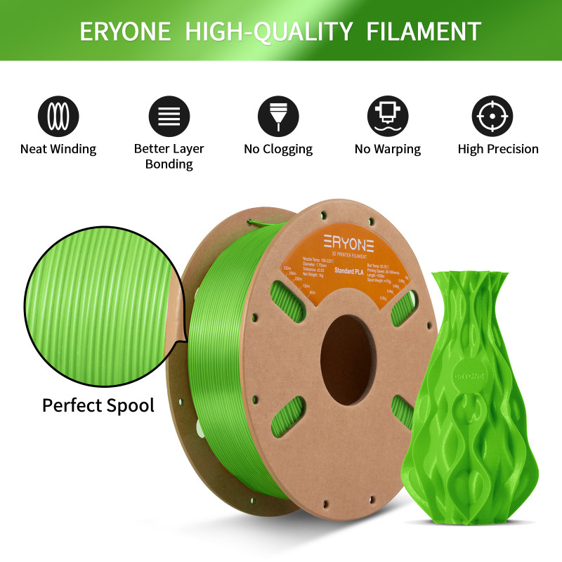 Eryone Standard PLA Green Apple / Groen Appel Eryone Standard PLA Green Apple / Groen Appel