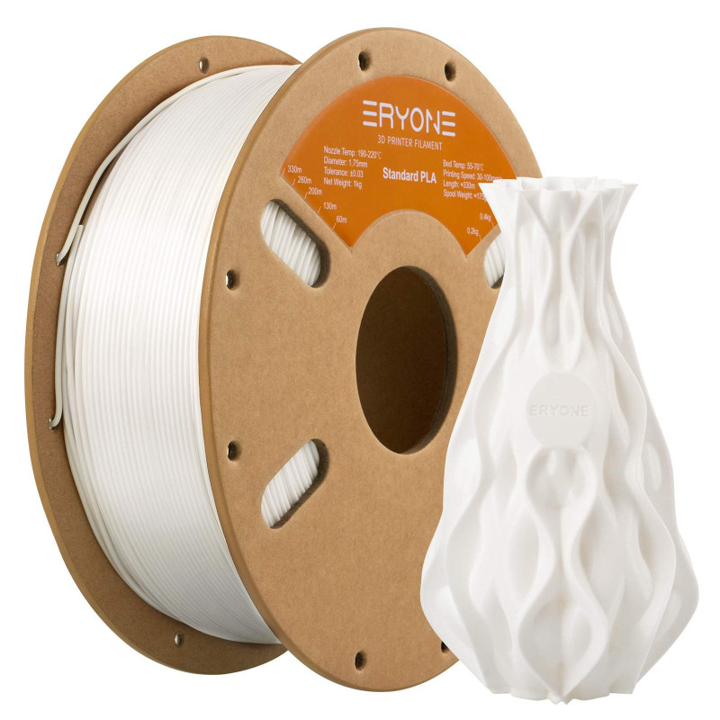 Eryone Standard PLA Jade White / Jade Wit Filament Eryone Standard PLA Jade White / Jade Wit Filament