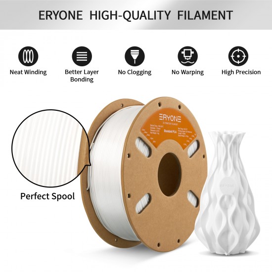 Eryone Standard PLA White / Wit Filament