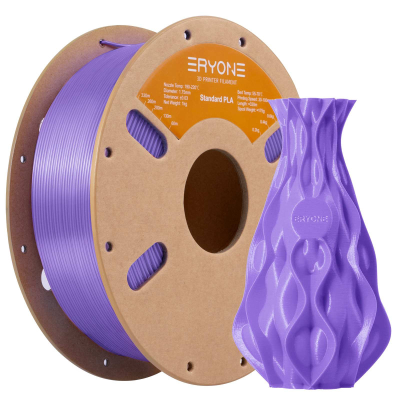 Eryone Standard PLA Lavender Purple Filament Eryone Standard PLA Lavender Purple Filament
