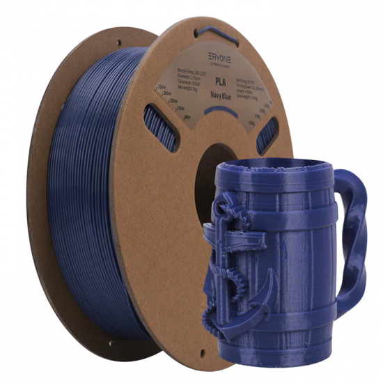 Eryone Standard PLA Navy Blue / Marine Blauw Filament Eryone Standard PLA Navy Blue / Marine Blauw Filament