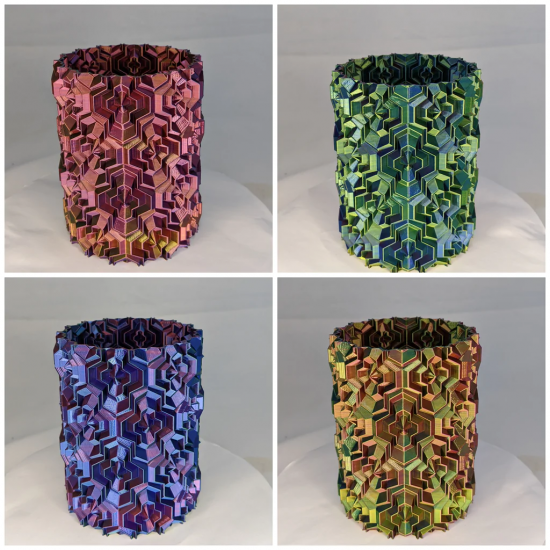 1.75mm silk triple color PLA filament Combinatie pak 1 1.75mm silk triple color PLA filament Combinatie pak 1