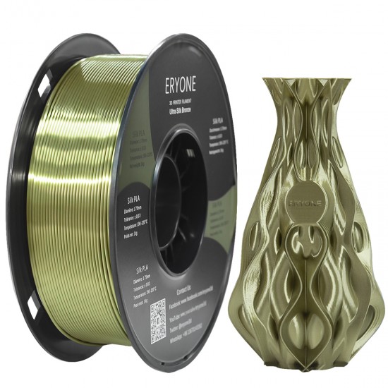 Eryone Ultra Silk PLA  Bronze / Brons Filament