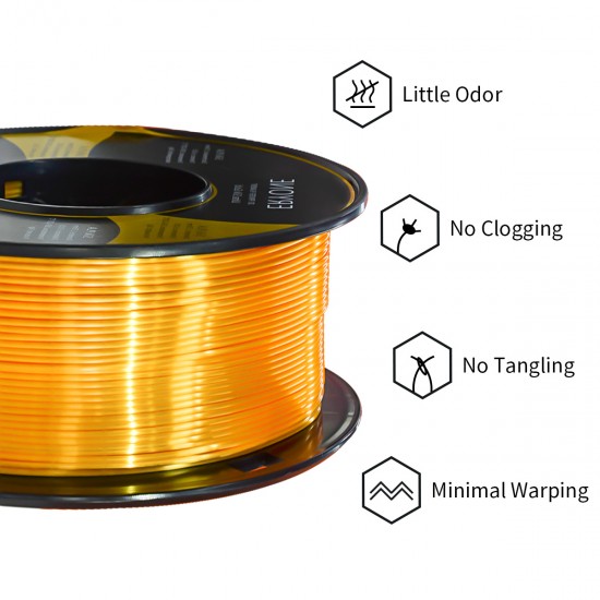 Eryone Ultra Silk PLA  Gold / Goud Filament