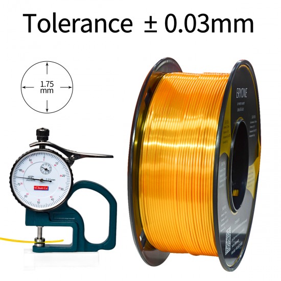 Eryone Ultra Silk PLA Gold / Goud Filament Eryone Ultra Silk PLA Gold / Goud Filament