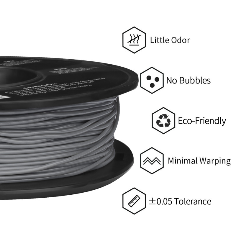 Eryone TPU Grey / Grijs Filament Eryone TPU Grey / Grijs Filament
