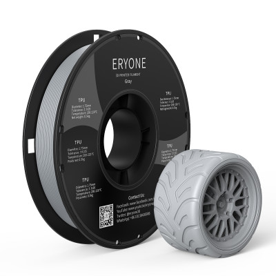 Eryone TPU Grey / Grijs Filament Eryone TPU Grey / Grijs Filament