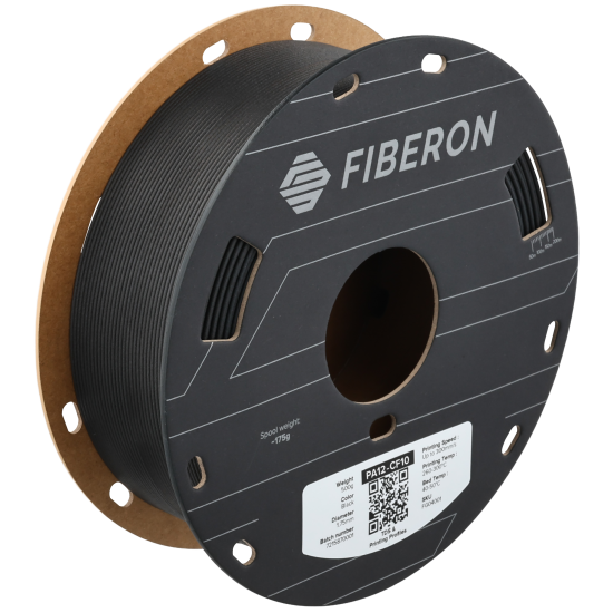 Polymaker Fiberon™ PA12-CF10 Black Polymaker Fiberon™ PA12-CF10 Black