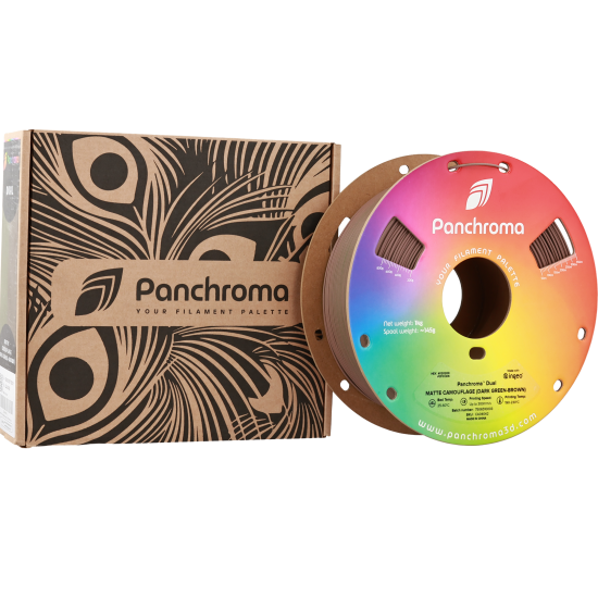 Polymaker Panchroma™ PLA Dual Matte Camouflage (Dark Green-Brown)