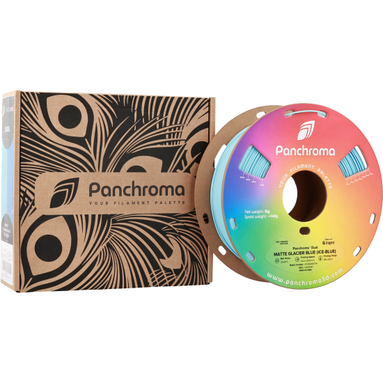 Polymaker Panchroma™ PLA Dual Matte Glacier Blue (Ice-Blue) Filament