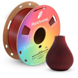 Polymaker Panchroma™ PLA Dual Matte Shadow Red (Black-Red) Filament