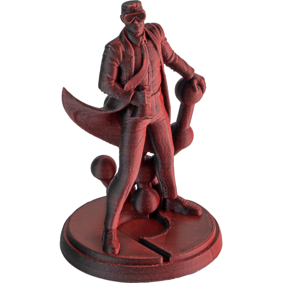 Polymaker Panchroma™ PLA Dual Matte Shadow Red (Black-Red) Filament