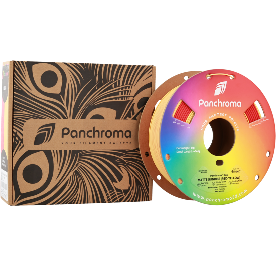 Polymaker Panchroma™ PLA Dual Matte Sunrise (Red-Yellow) Filament