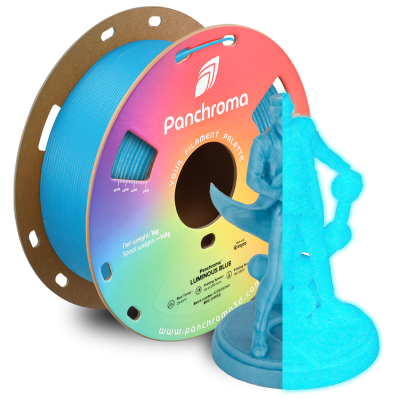 Polymaker Panchroma™ PLA Luminous Blue Filament Polymaker Panchroma™ PLA Luminous Blue Filament