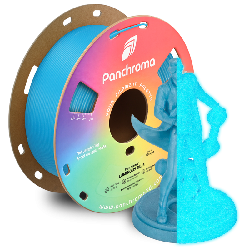Polymaker Panchroma™ PLA Luminous Blue Filament