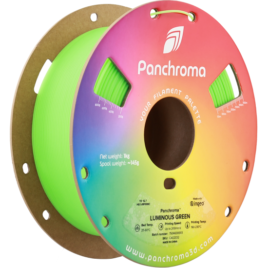 Polymaker Panchroma™ PLA Luminous Green Filament