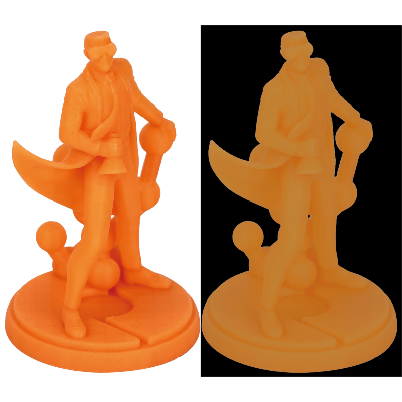 Polymaker Panchroma™ PLA Luminous Orange Filament Polymaker Panchroma™ PLA Luminous Orange Filament