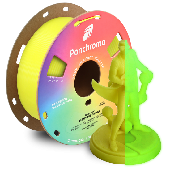 Polymaker Panchroma™ PLA Luminous Yellow Filament
