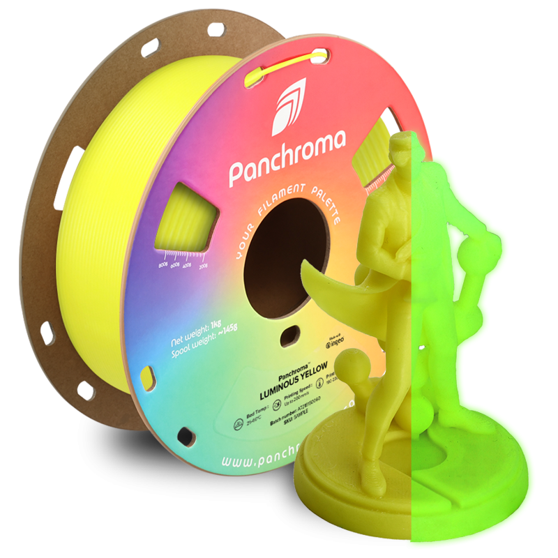 Polymaker Panchroma™ PLA Luminous Yellow Filament