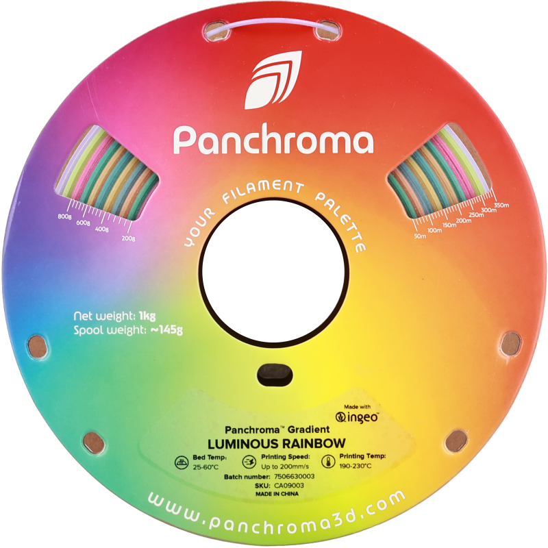 Polymaker Panchroma™ PLA Gradient Luminous Rainbow Filament