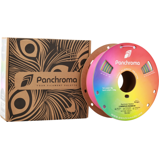 Polymaker Panchroma™ PLA Gradient Luminous Rainbow Filament Polymaker Panchroma™ PLA Gradient Luminous Rainbow Filament