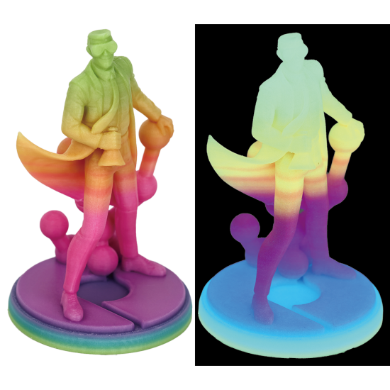 Polymaker Panchroma™ PLA Gradient Luminous Rainbow Filament Polymaker Panchroma™ PLA Gradient Luminous Rainbow Filament
