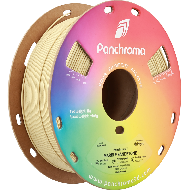 Polymaker Panchroma™ PLA Marble Sandstone Filament Polymaker Panchroma™ PLA Marble Sandstone Filament