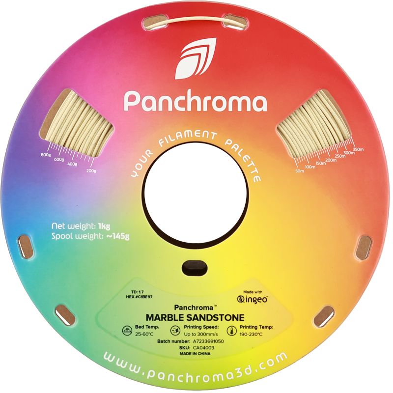 Polymaker Panchroma™ PLA Marble Sandstone Filament Polymaker Panchroma™ PLA Marble Sandstone Filament