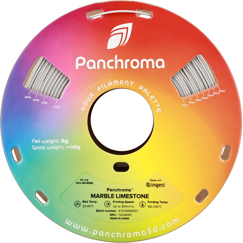 Polymaker Panchroma™ PLA Marble Limestone Filament Polymaker Panchroma™ PLA Marble Limestone Filament