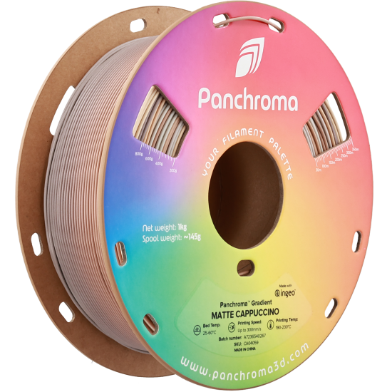 Polymaker Panchroma™ PLA Gradient Matte Cappuccino Polymaker Panchroma™ PLA Gradient Matte Cappuccino