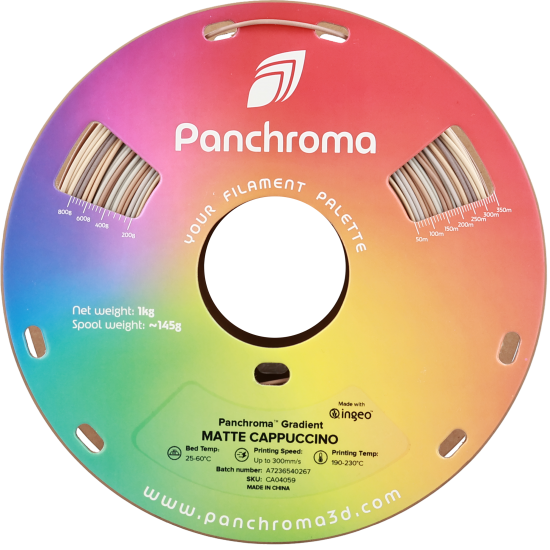 Polymaker Panchroma™ PLA Gradient Matte Cappuccino Polymaker Panchroma™ PLA Gradient Matte Cappuccino