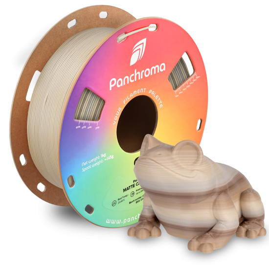 Polymaker Panchroma™ PLA Gradient Matte Cappuccino Polymaker Panchroma™ PLA Gradient Matte Cappuccino