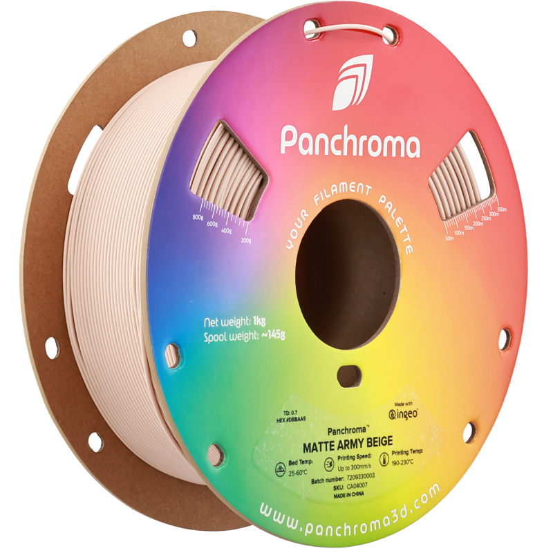 Polymaker Panchroma™ PLA Matte Army Beige Filament