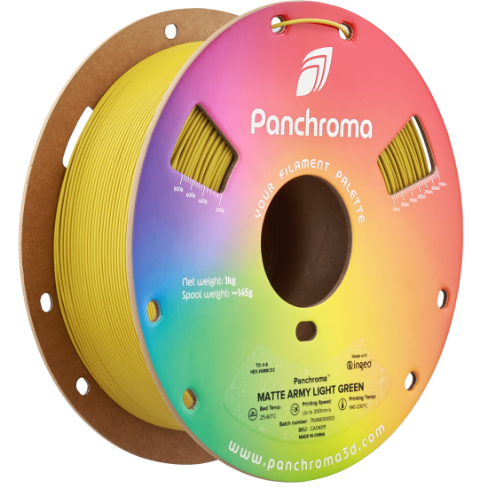 Polymaker Panchroma™ PLA Matte Army Light Green Filament