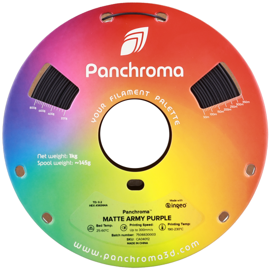Polymaker Panchroma™ PLA Matte Army Purple Filament