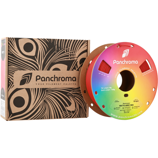 Polymaker Panchroma™ PLA Matte Army Red Filament Polymaker Panchroma™ PLA Matte Army Red Filament