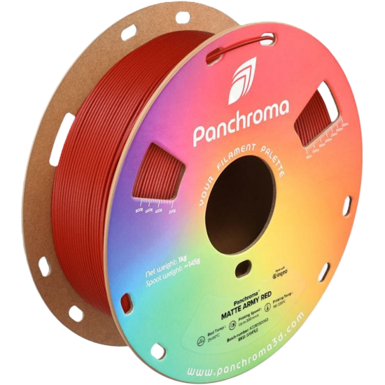 Polymaker Panchroma™ PLA Matte Army Red Filament Polymaker Panchroma™ PLA Matte Army Red Filament