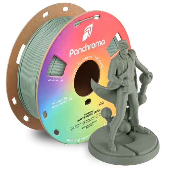 Polymaker Panchroma™ PLA Matte Muted Green Filament